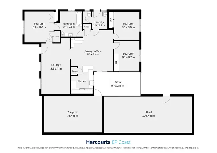 Floorplan of Homely house listing, 4 Burnett Street, Tumby Bay SA 5605