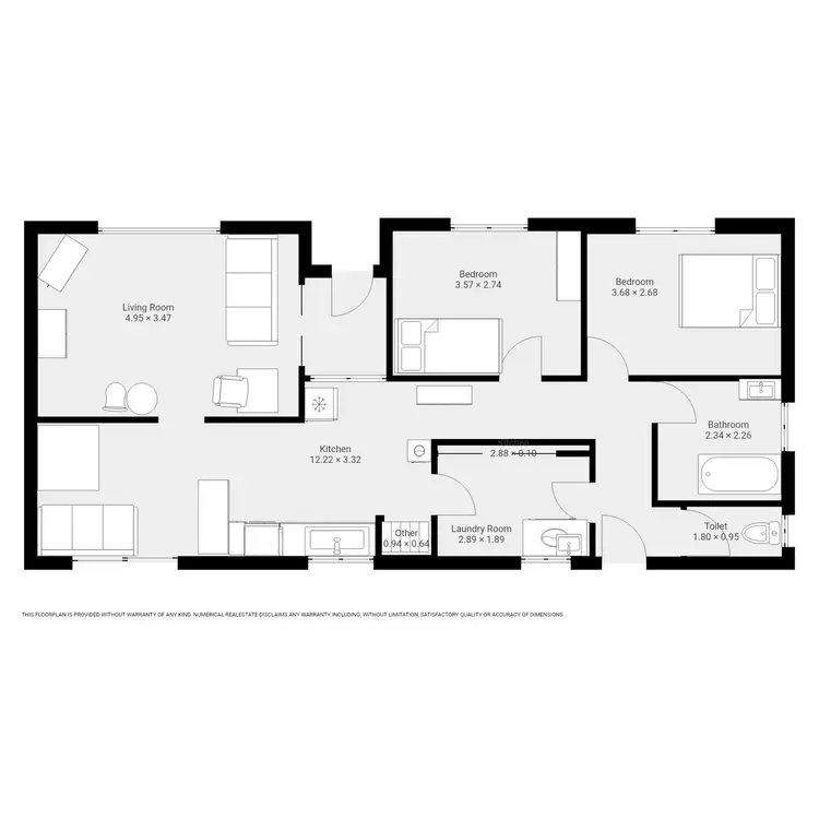 Floorplan of Homely house listing, 6 Bernard Place, Port Lincoln SA 5606