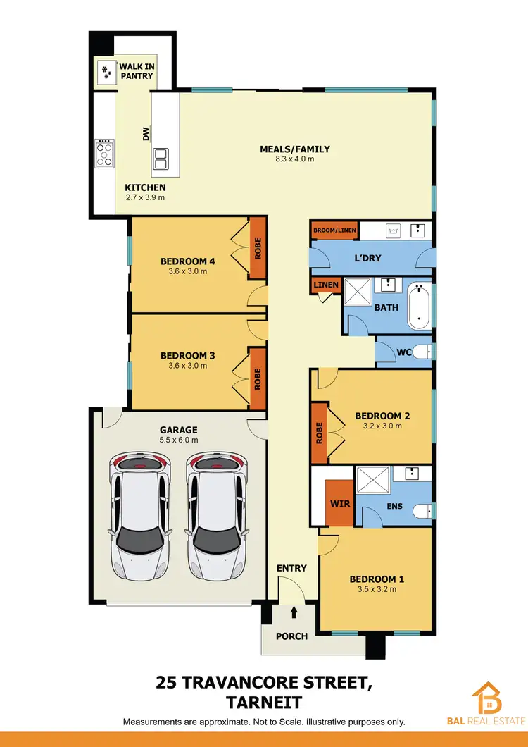 Floorplan of Homely house listing, 25 Travancore Street, Tarneit VIC 3029