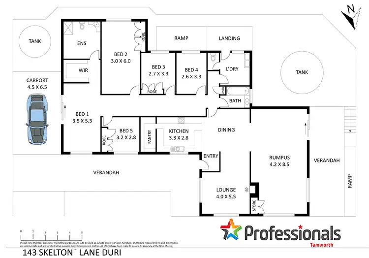 Floorplan of Homely rural property listing, 143 Skeltons Lane, Duri NSW 2344