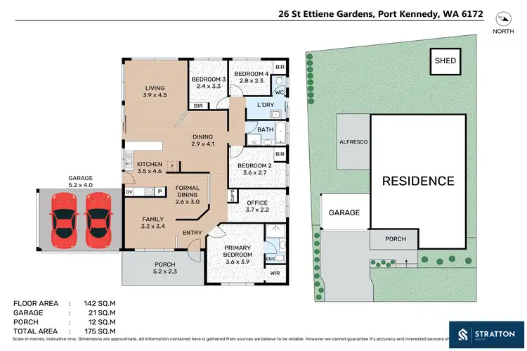 Floorplan of Homely house listing, 26 St Ettiene Gardens, Port Kennedy WA 6172