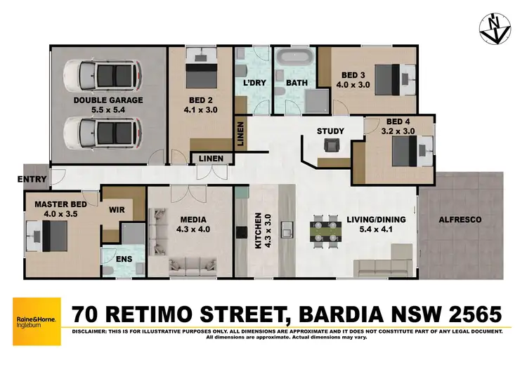 Floorplan of Homely house listing, 70 Retimo Street, Bardia NSW 2565