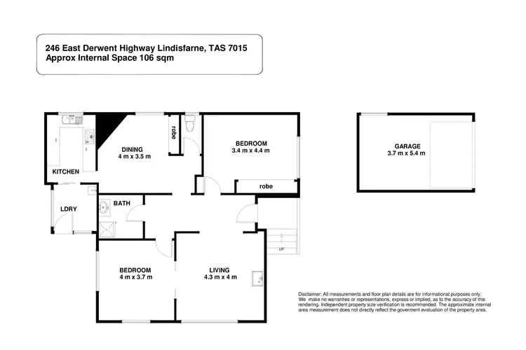 Floorplan of Homely house listing, 246 East Derwent Highway, Lindisfarne TAS 7015