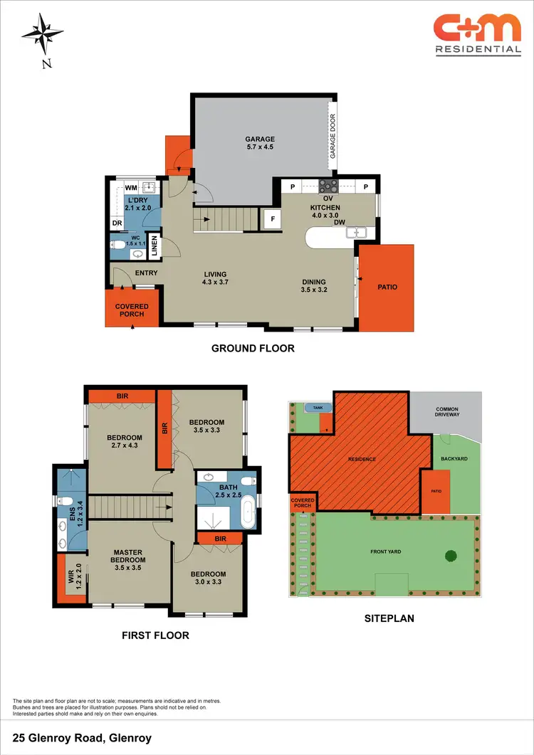 Floorplan of Homely townhouse listing, 25 Glenroy Road, Glenroy VIC 3046