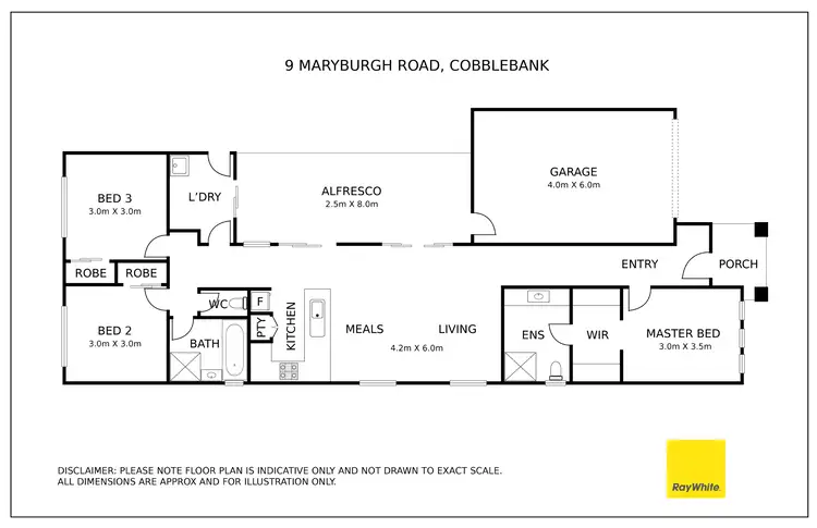 Floorplan of Homely house listing, 9 Maryburgh Road, Cobblebank VIC 3338