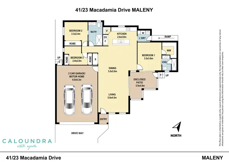 Floorplan of Homely house listing, 41/23 Macadamia Drive, Maleny QLD 4552