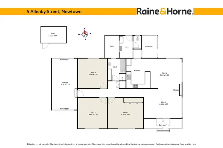 Floorplan of Homely house listing, 5 Allenby Street, Newtown QLD 4350