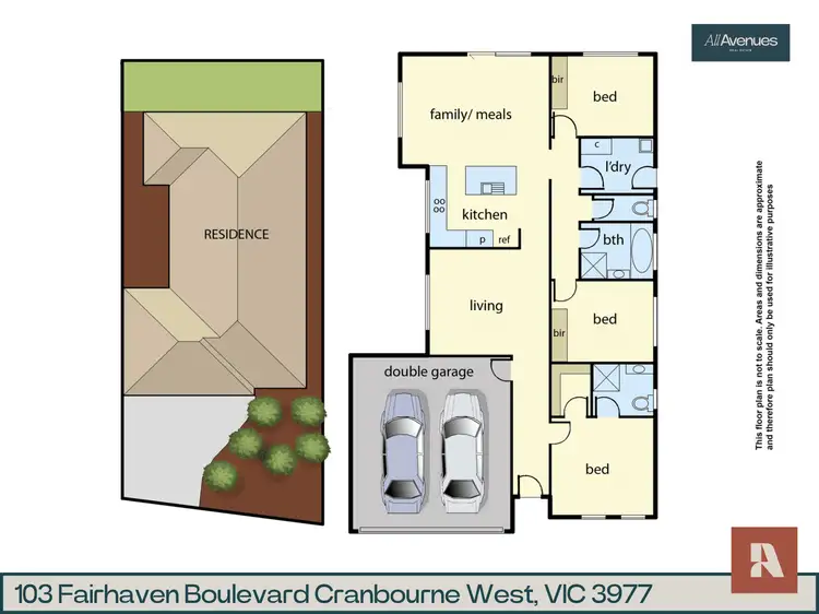 Floorplan of Homely house listing, 103 Fairhaven Boulevard, Cranbourne West VIC 3977