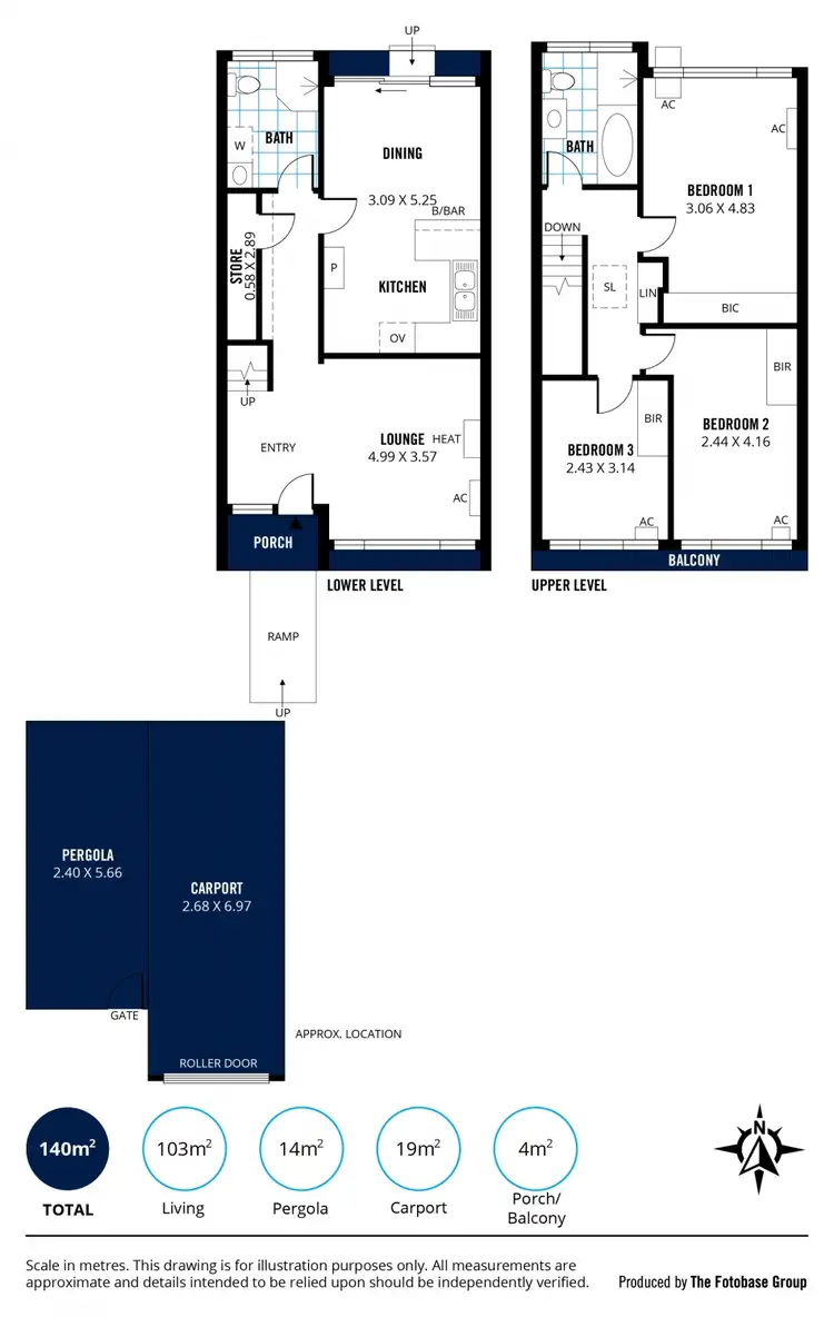 Floorplan of Homely townhouse listing, 3 Angas Court, Adelaide SA 5000