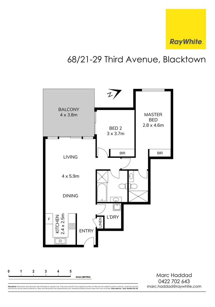Floorplan of Homely unit listing, 68/21-29 Third Avenue, Blacktown NSW 2148