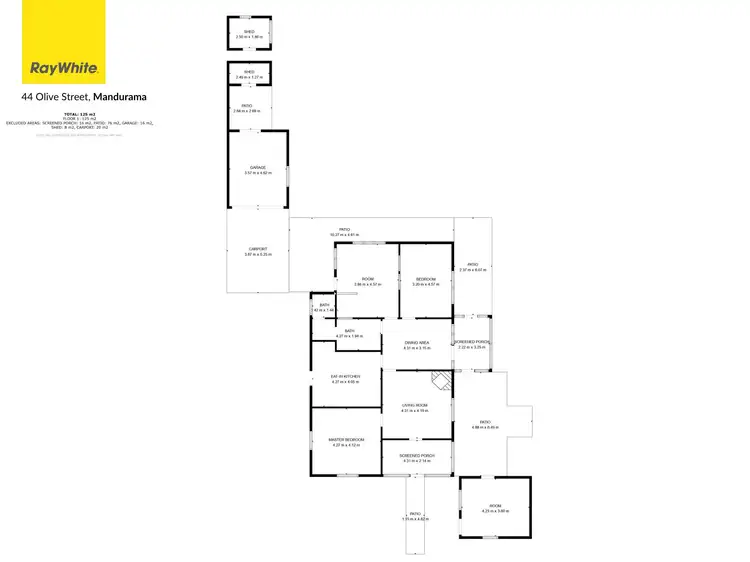Floorplan of Homely house listing, 44 Olive Street, Mandurama NSW 2792