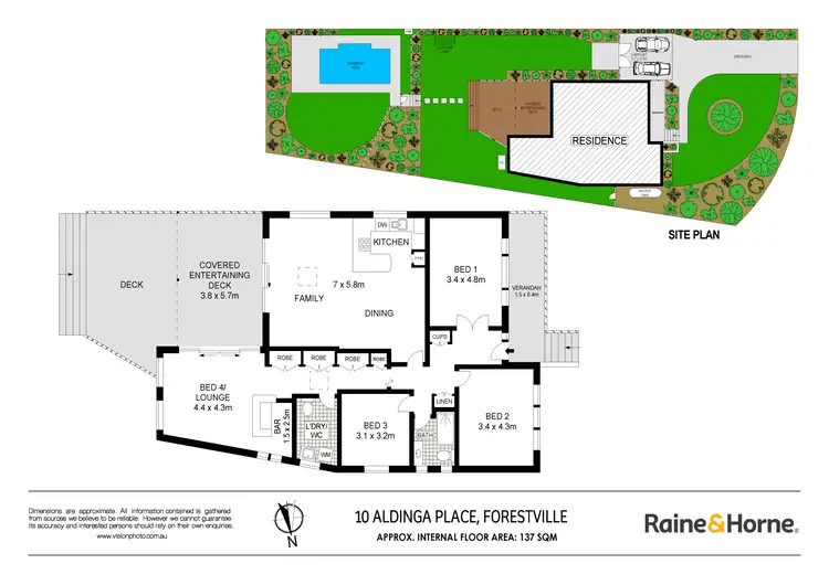 Floorplan of Homely house listing, 10 Aldinga Place, Forestville NSW 2087