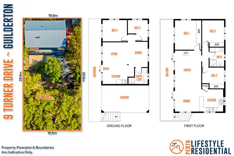 Floorplan of Homely house listing, 9 Turner Drive, Guilderton WA 6041
