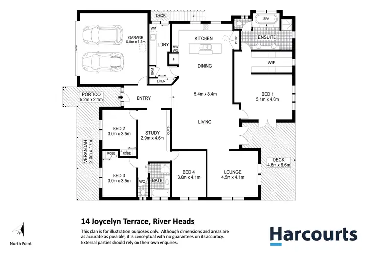 Floorplan of Homely house listing, 14 Joycelyn Terrace, River Heads QLD 4655