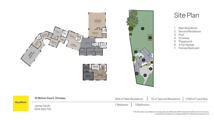 Floorplan of Homely rural property listing, 12 Mcivor Court, Ormeau QLD 4208
