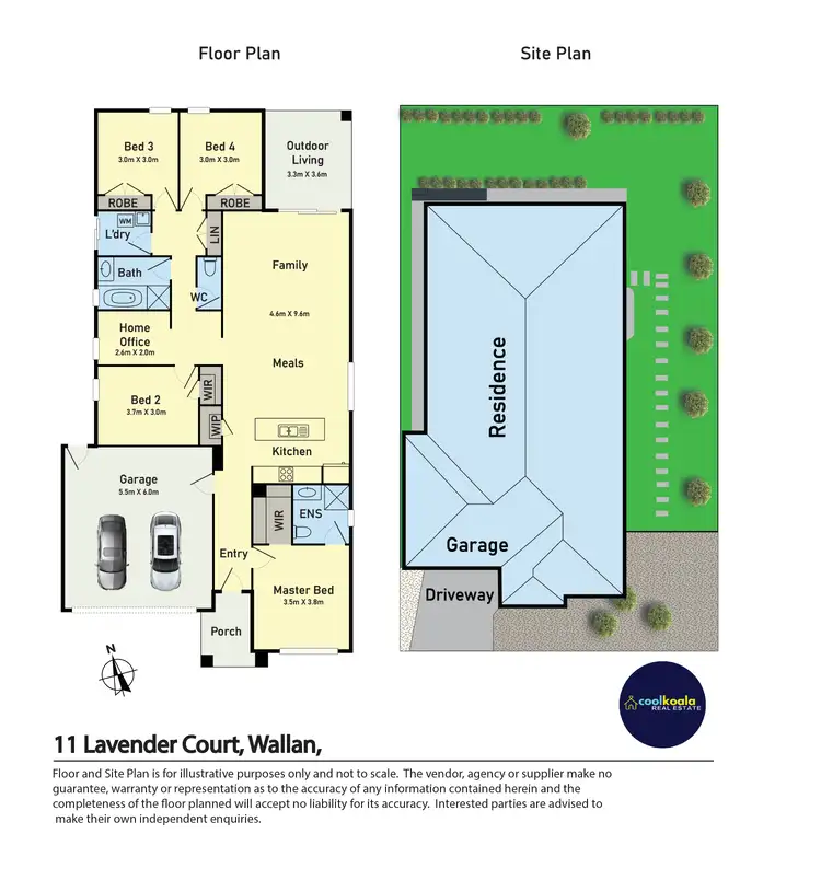 Floorplan of Homely house listing, 11 Lavender Court, Wallan VIC 3756