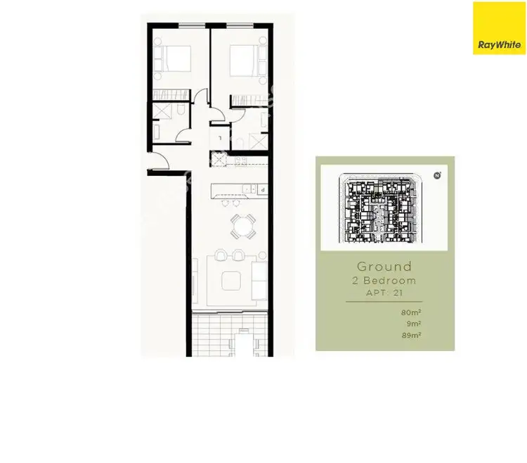 Floorplan of Homely apartment listing, G14/1 Josue Crescent, Schofields NSW 2762