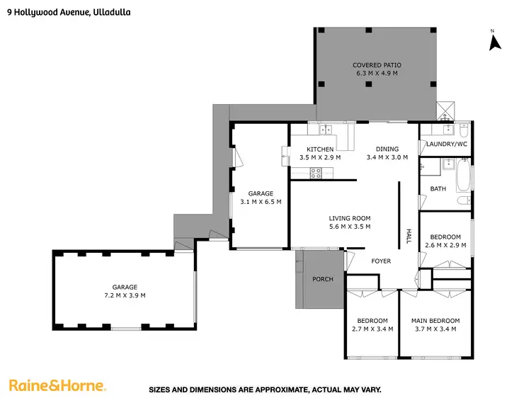 Floorplan of Homely house listing, 9 Hollywood Avenue, Ulladulla NSW 2539