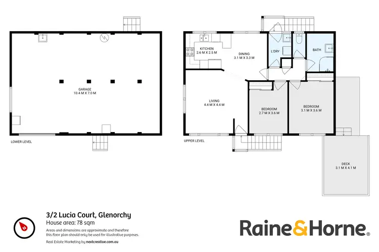 Floorplan of Homely house listing, 3/2 Lucia Court, Glenorchy TAS 7010