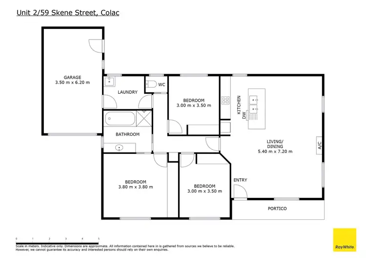 Floorplan of Homely unit listing, 2/59 Skene Street, Colac VIC 3250