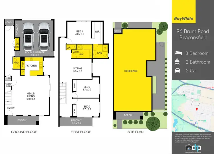 Floorplan of Homely unit listing, 96 Brunt Road, Beaconsfield VIC 3807