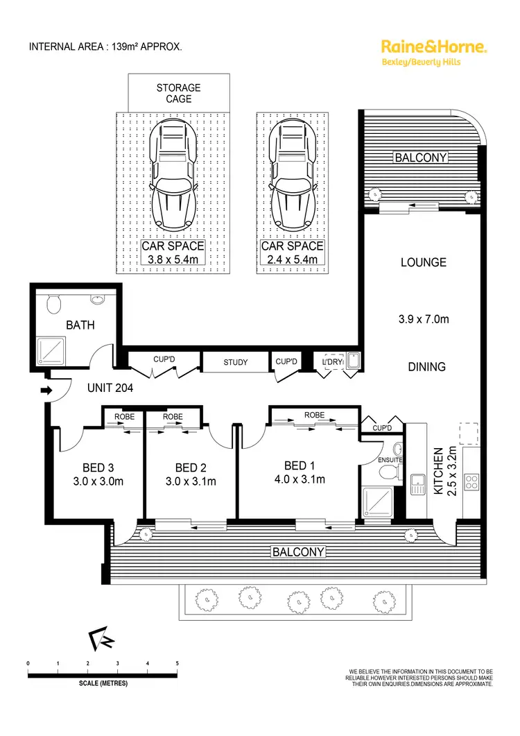 Floorplan of Homely apartment listing, 204/1-3 Harrow Road, Bexley NSW 2207