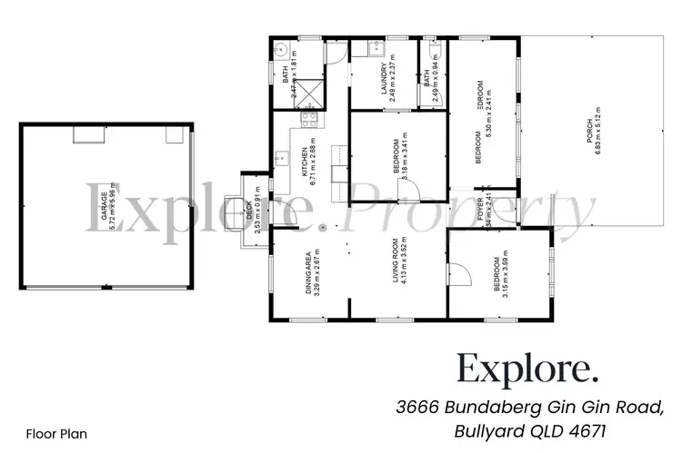 Floorplan of Homely house listing, 3666 Bundaberg - Gin Gin Road, Bullyard QLD 4671