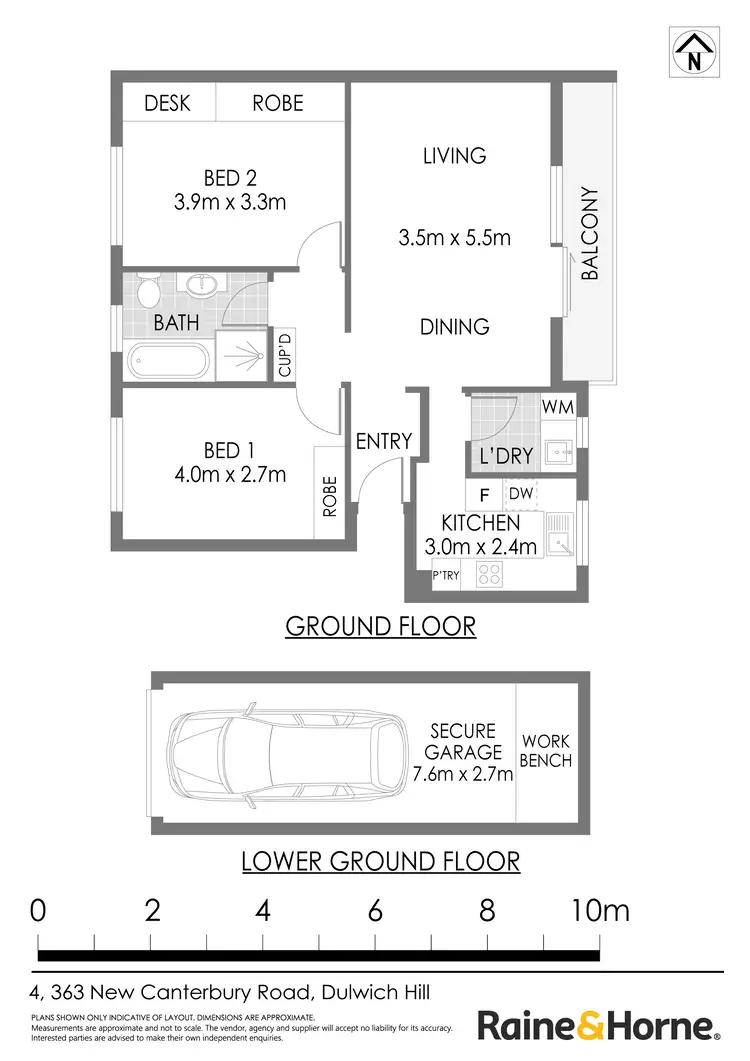 Floorplan of Homely apartment listing, 4/363-367 New Canterbury Road, Dulwich Hill NSW 2203