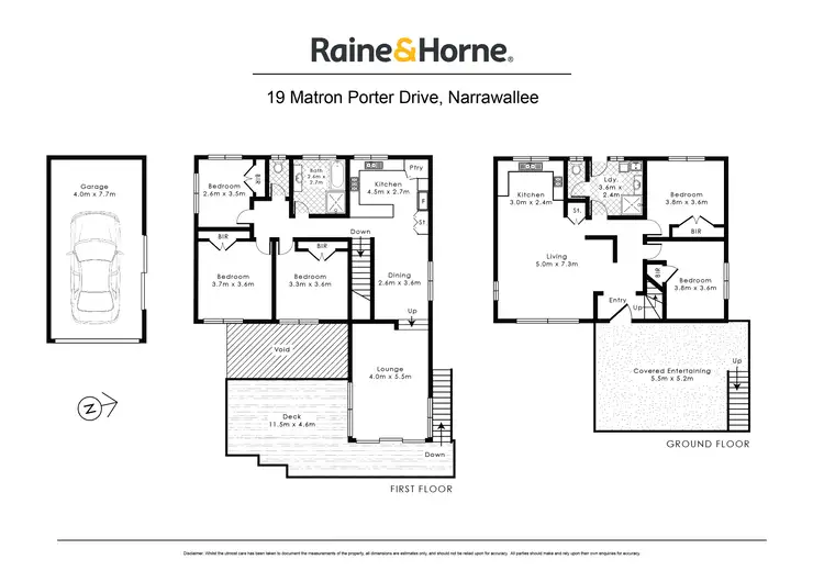 Floorplan of Homely house listing, 19 Matron Porter Drive, Narrawallee NSW 2539