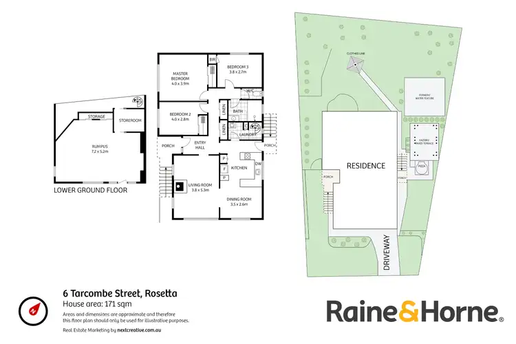 Floorplan of Homely house listing, 6 Tarcombe Street, Rosetta TAS 7010