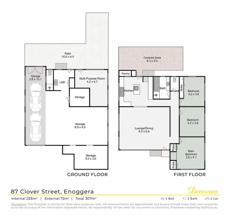 Floorplan of Homely house listing, 87 Clover Street, Enoggera QLD 4051
