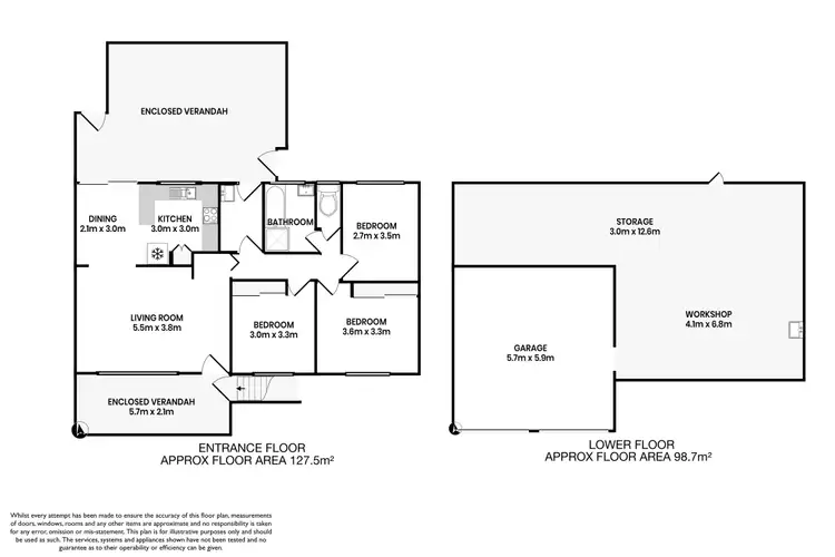 Floorplan of Homely house listing, 22 Helen Avenue, Lemon Tree Passage NSW 2319