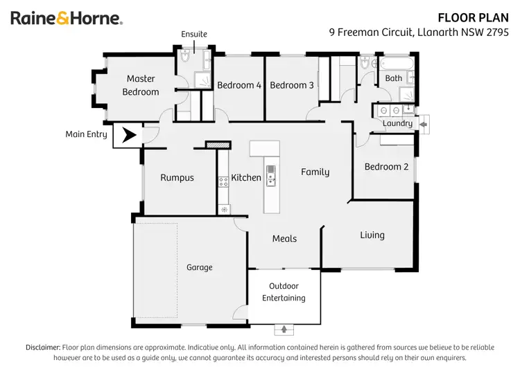 Floorplan of Homely house listing, 9 Freeman Circuit, Llanarth NSW 2795