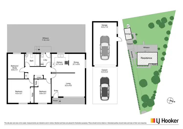 Floorplan of Homely house listing, 15 Forrest Place, Kambah ACT 2902
