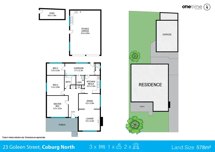Floorplan of Homely house listing, 23 Goleen Street, Coburg North VIC 3058