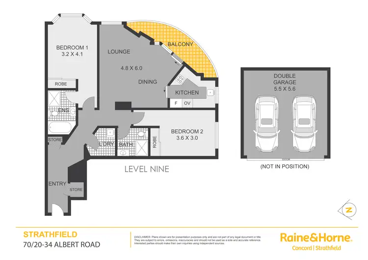 Floorplan of Homely apartment listing, 70/20-34 Albert Road, Strathfield NSW 2135