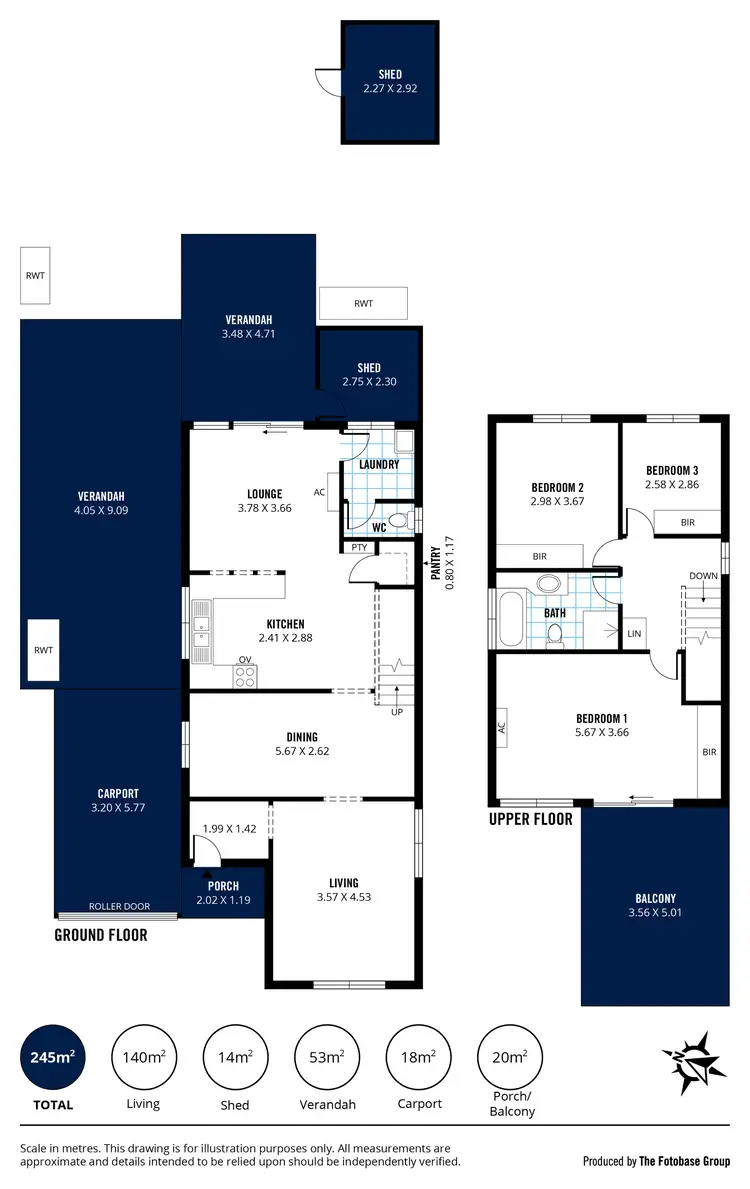Floorplan of Homely house listing, 261A Esplanade, Seaford SA 5169