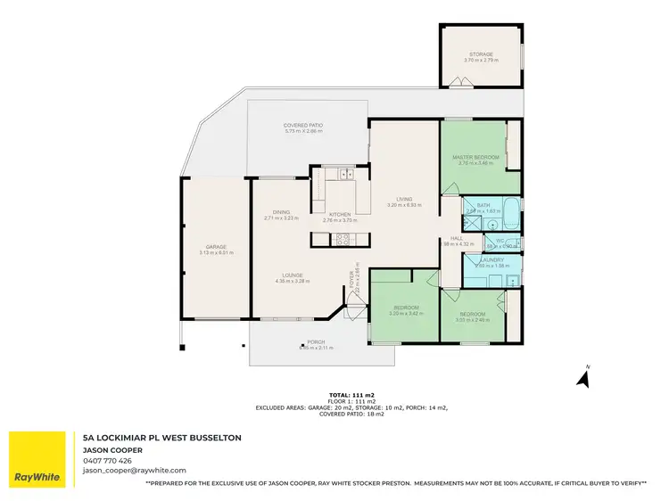 Floorplan of Homely house listing, 5A Lockimiar Place, West Busselton WA 6280