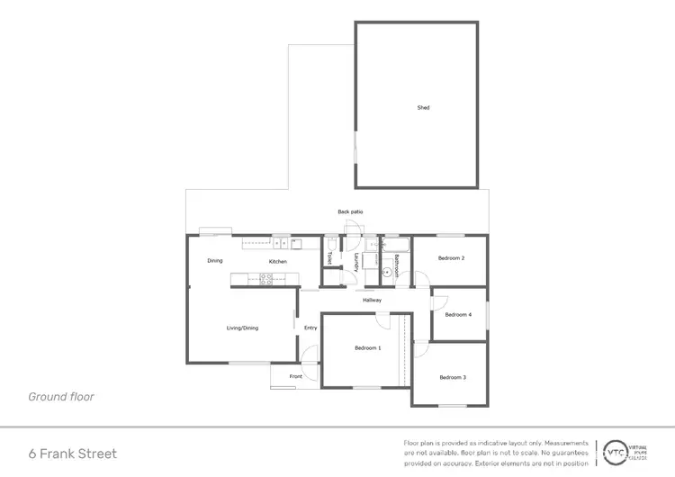 Floorplan of Homely house listing, 6 Frank Street, South Kalgoorlie WA 6430