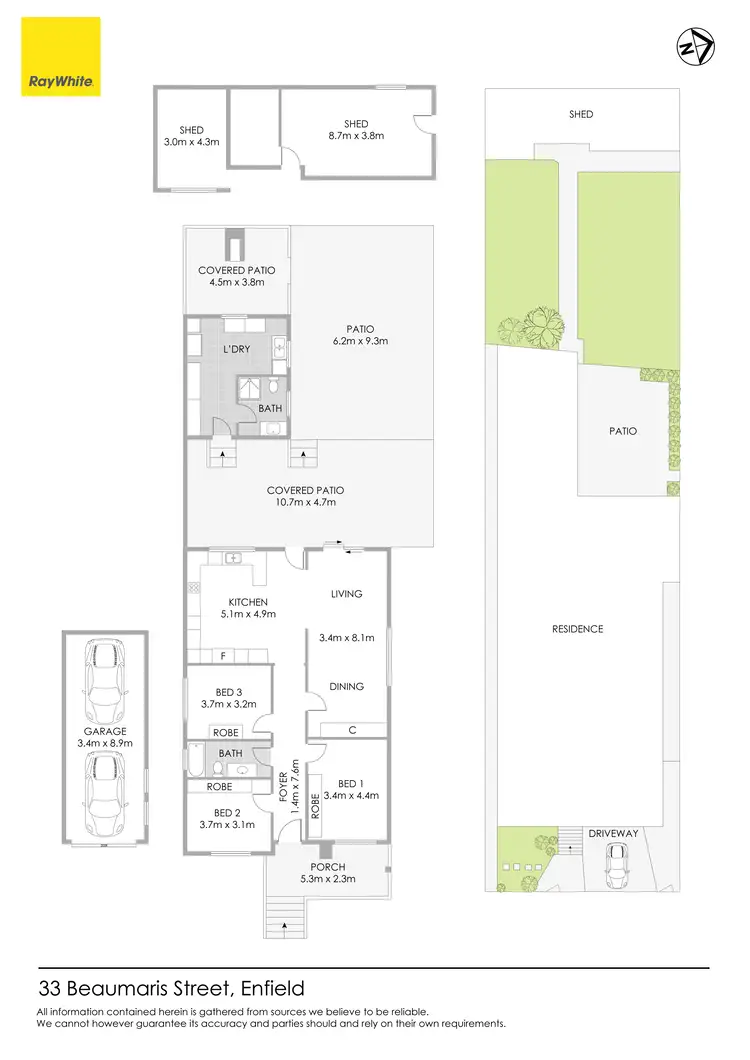 Floorplan of Homely house listing, 33 Beaumaris Street, Enfield NSW 2136