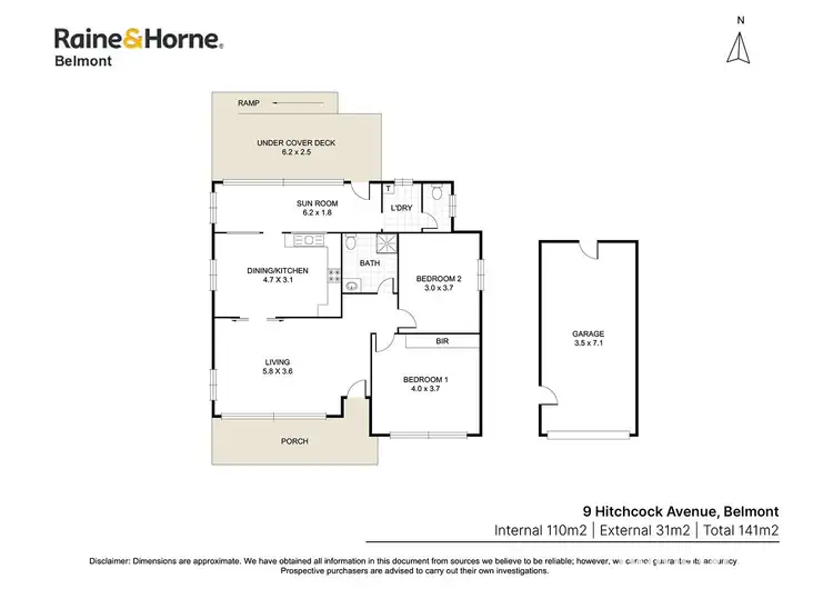 Floorplan of Homely house listing, 9 Hitchcock Avenue, Belmont NSW 2280