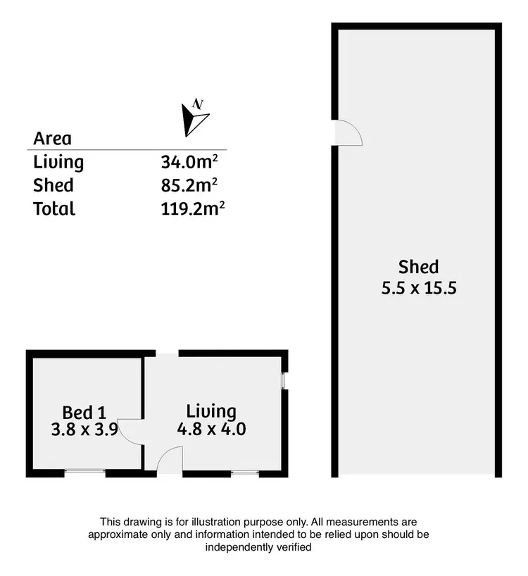 Floorplan of Homely land listing, 18 North Parade, Strathalbyn SA 5255
