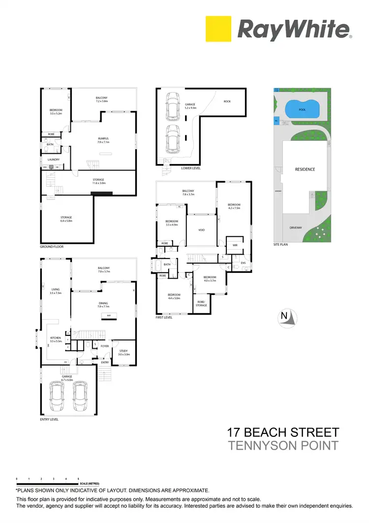 Floorplan of Homely house listing, 17 Beach Street, Tennyson Point NSW 2111