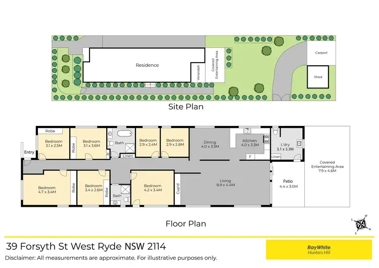 Floorplan of Homely house listing, 39 Forsyth Street, West Ryde NSW 2114
