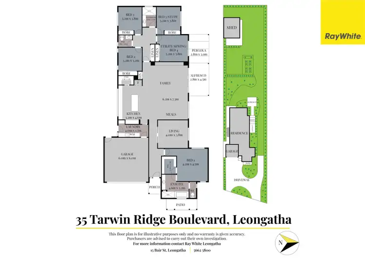 Floorplan of Homely house listing, 35 Tarwin Ridge Boulevard, Leongatha VIC 3953