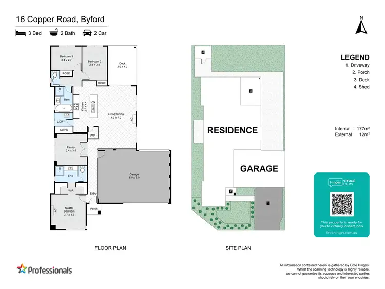 Floorplan of Homely house listing, 16 Copper Road, Byford WA 6122