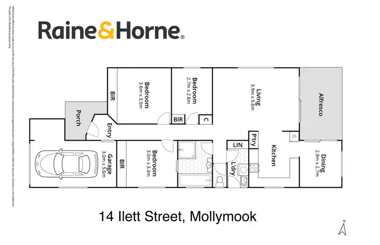 Floorplan of Homely house listing, 14 Ilett Street, Mollymook NSW 2539