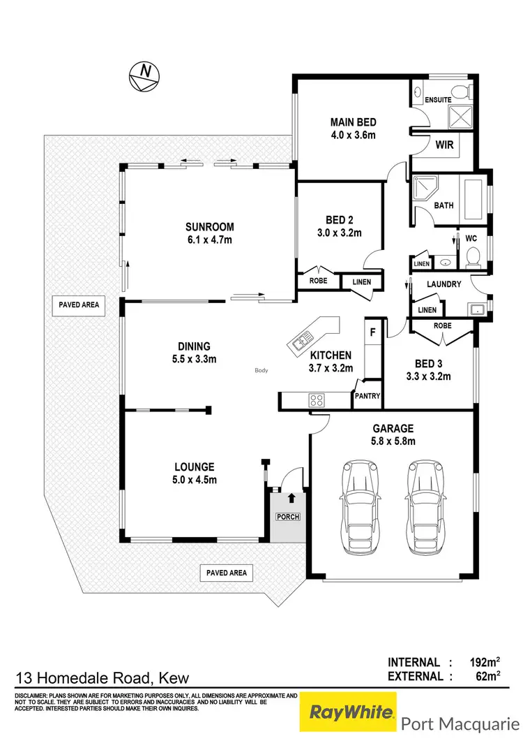 Floorplan of Homely house listing, 13 Homedale Road, Kew NSW 2439