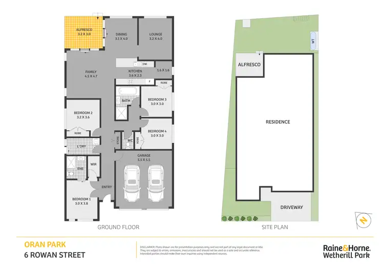 Floorplan of Homely house listing, 6 Rowan Street, Oran Park NSW 2570