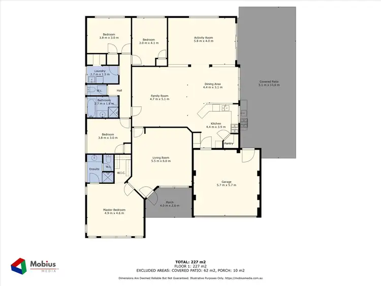 Floorplan of Homely house listing, 42 Macquarie Boulevard, Hammond Park WA 6164
